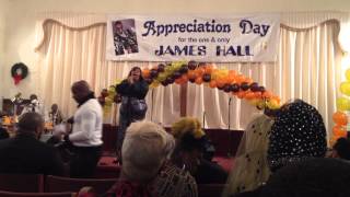 Chrystal Rucker  Hymn Medley at James Hall appreciation service 2014 [upl. by Aihsenot]