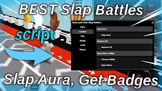 BEST Slap Battles Script 🤚  Slap Aura Autofarm Slaps Badges  Roblox Pc Mobile Executor [upl. by Asilet548]