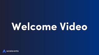 Welcome Video [upl. by Nehemiah]