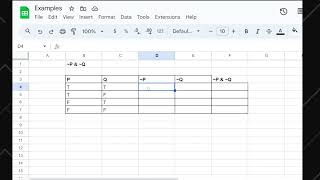 Truth Table Practice P amp Q [upl. by Berke247]