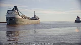 Saginaw arrived Superior 05122018 [upl. by Oemac]