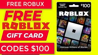 Unused Free 50000 Roblox Gift Card Codes 2024  How To Get Free Roblox Codes 2024 [upl. by Gardell201]