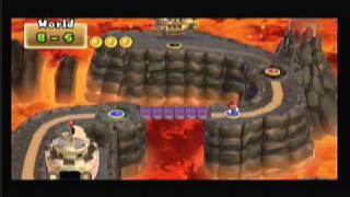 New Super Mario Bros Wii Walkthrough  The Waggly Inferno 35 [upl. by Venezia]