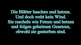 Erich Kästner Exemplarische Herbstnacht Vertonung und Chorsatz Heinrich Herlyn [upl. by Eyma]