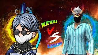 KEVAL VS LEGEND  TABAHI🍷🗿  foryou foryoupage kvlnadigameing077 freefire trending [upl. by Gino]