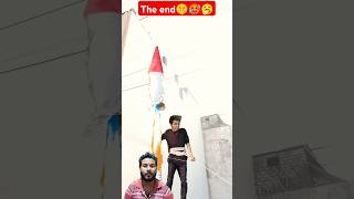 Diwali me new trick rocket blasts gajab Bhai🎇 reactiongreenscreencomedyshortsviralvideo [upl. by Akinot]