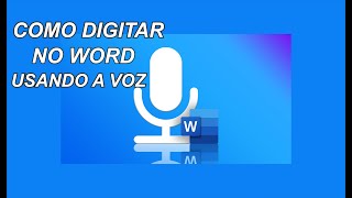 Como Digitar Usando a Voz no Word 3652016  Dicas de Word [upl. by Sisco]