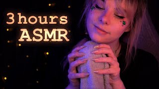 ASMR  3 hours quotshh its okayquot amp cozy towel scratching  blue yeti [upl. by Nospmis]