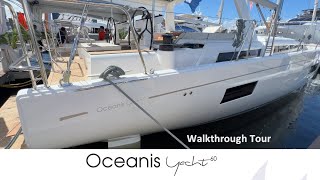 New Beneteau Oceanis Yacht 60 Tour in Fort Lauderdale [upl. by Atnes]