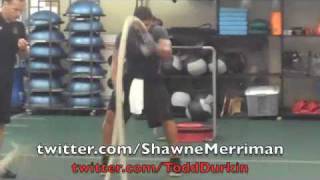 Shawne Merriman Workout [upl. by Srednas]