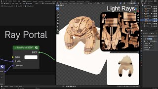 Blender 42 New Shader Node Ray Portal [upl. by Owens]