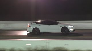 2022 Tesla Model S Plaid Barona Drag Strip 10182024 [upl. by Noret]