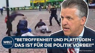 MANNHEIM Polizist Rouven L stirbt nach TerrorAttacke in Mannheim  CDU fordert Sicherheitsreform [upl. by Peursem513]