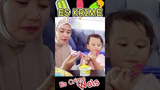 Serunya Unboxing ES KRIM shorts eskrim [upl. by Airdnahc]