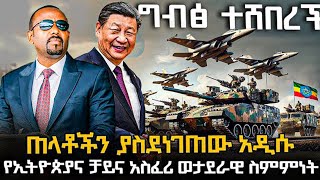 ግብፅን እና ሶማሊያን ያሸበረው የኢትዮጵያ እና ቻይና ወታደራዊ ስምምነት [upl. by Lupiv483]