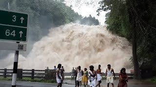 15 TERRIBLES MOMENTOS DE OLAS MONSTRUOSAS CAPTADAS POR CÁMARAS DESASTRES NATURALES [upl. by Aihcats]