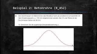 Normalverteilung 5 Erwartungswert bzw Standardabweichung berechnen [upl. by Anileva]