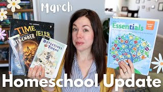 NEW Curriculum March Homeschool Update II Sonlight Saxon Logic of English [upl. by Pernick]