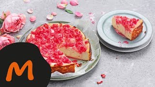 Gâteau à la ricotta avec rhubarbe – Recette Migusto [upl. by Alien]