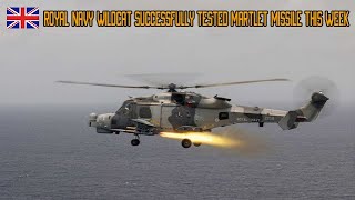 Royal Navy Wildcat successfully tested Martlet missile this week [upl. by Abelard]