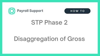 STP Phase 2  Disaggregation of Gross [upl. by Aniaz]