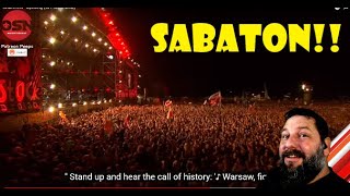 REACTION to SABATON  Uprising LIVE [upl. by Alaster41]