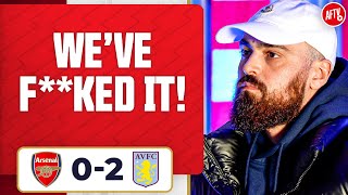 Weve Fcked It Turkish  Arsenal 02 Aston Villa [upl. by Eednim]