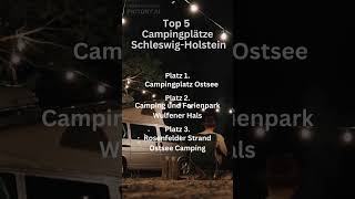 TOP 3 CAMPING SPOTS IN SCHLESWIGHOLSTEIN GERMANY [upl. by Coltun]