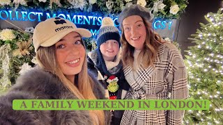 A FAMILY WEEKEND IN LONDON  VLOG 1 [upl. by Silliw650]