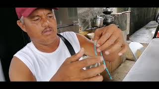 HOW TO MAKE LURE TO CATCH NEEDLEFISH fish RENTEX [upl. by Hamal]