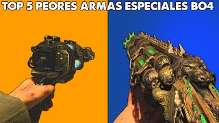 TOP 5 quotLAS PEORES ARMAS ESPECIALES DE BLACK OPS 4 ZOMBIESquot  CALL OF DUTY ZOMBIES [upl. by Oalsinatse95]