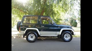 Prado KZJ71 SWB 1KZ 30 Litre Collectors Landcruiser For Sale  wwwSunRIseCarscomau [upl. by Korenblat]