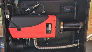 WEBASTO COMMENT INSTALLER un chauffage DIESEL chinois dans une valise  HOW TO INSTALL DIESEL HEATER [upl. by Airotal]