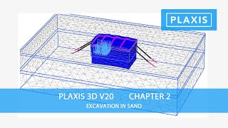 Plaxis 3D V20 Chapter 2 Excavation in Sand [upl. by Cousins]