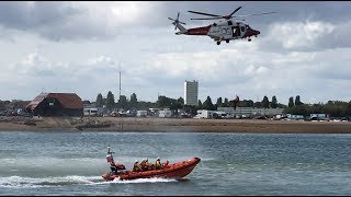 Hayling Island Ferry Drama and Helicopter Rescue  999 Day Aug 17 [upl. by Suoivart117]