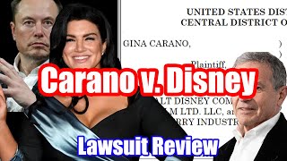 Carano v Disney  Lawsuit Review [upl. by Nnylsia]