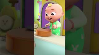 Pots n Pans Drum Jam 🥁  Sing Along Songs for Kids  Moonbug Kids Karaoke Time  shorts [upl. by Ahsiekram]