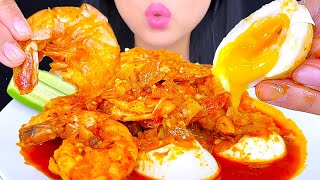 ASMR Giant Seafood Boil Bowl amp Soft Boiled Eggs  Eating Sounds  Mukbang  ASMR Phan [upl. by Eisseb891]