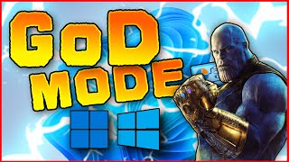 GOD MODE on WINDOWS  easily access all settings [upl. by Verras]