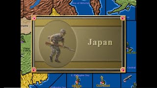 Axis and Allies1998 Full Japan Game [upl. by Boyt]