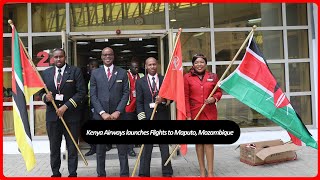 Kenya Airways launches its 45th destination to Maputo Mozambique [upl. by Britta]