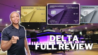 Delta SkyMiles Credit Cards  Gold Platinum Reserve Full Review [upl. by Lleihsad]