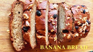 The Perfect Banana Bread  Eggless Banana Nut Bread  How to make Banana Bread [upl. by Aehr]