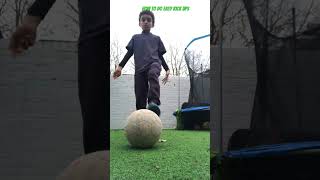 How to do easy kick ups step by step footballskills kickupsfootballfypviralvideo [upl. by Atiker25]