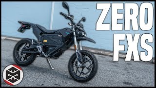 First Ride on an ELECTRIC Motorcycle Zero FXS [upl. by Fidelia]