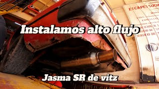 Instalamos escape alto flujo 😮‍💨 Jasma SR exhaust sound 😮‍💨 [upl. by Leid676]