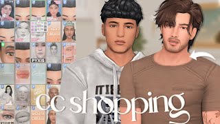 Lets Go Shopping For Male CC LIVE🤍 The Sims 4 CC Shopping [upl. by Grati]