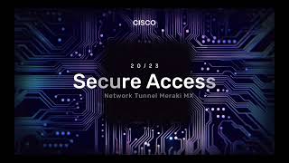 Cisco Secure Access Meraki Network Tunnel [upl. by Essirahc]