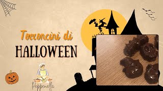 TORRONCINI AL CIOCCOLATO E NOCCIOLE HALLOWEEN [upl. by Nedlog]