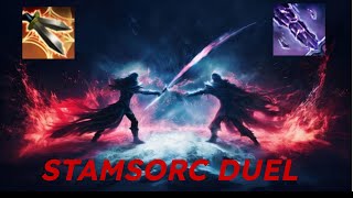 ESO PvP STAMSORC DUEL PC EU OFFENSIVE GAMEPLAY [upl. by Eigger587]